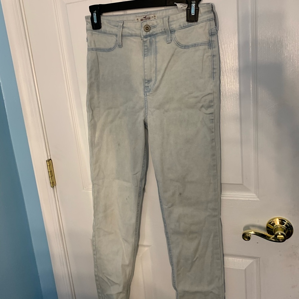 High rise stretch jeans